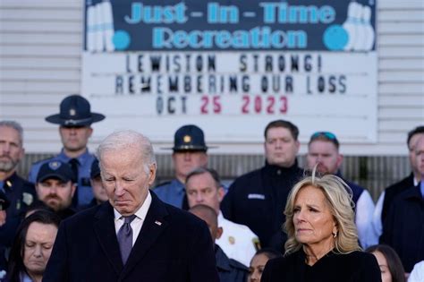 Biden in Maine to mourn with Lewiston community after shootings